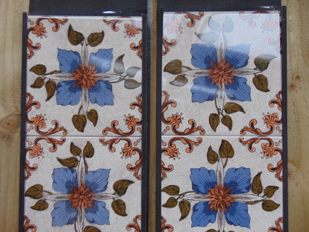 Reproduction Victorian Fireplace Tiles R018 - Old Fireplaces