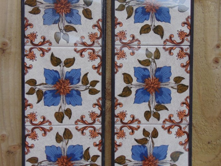 Reproduction Victorian Fireplace Tiles R018 - Old Fireplaces