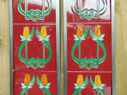 Art Nouveau Style Reproduction Fireplace Tiles R035Antique Fireplace Company