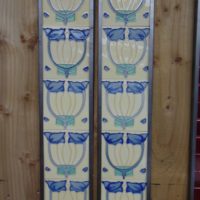 Art Nouveau Style Reproduction Fireplace Tiles R039 Antique Fireplace Company