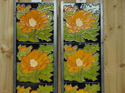 Victorian Style Reproduction Fireplace Tiles R043 Antique Fireplace Company