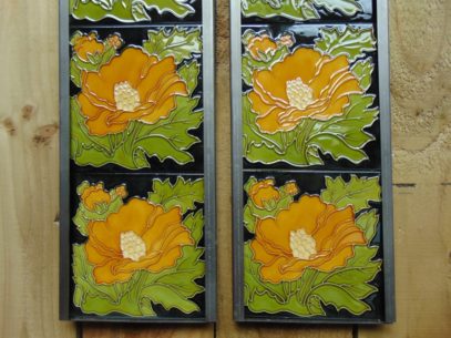 Victorian Style Reproduction Fireplace Tiles R043 Antique fireplace Company