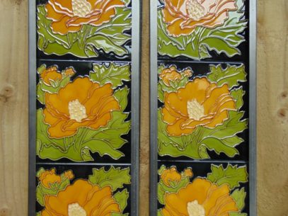 Victorian Style Reproduction Fireplace Tiles R043 Antique fireplace Company