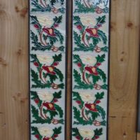 Edinburgh Floral Reproduction Fireplace Tiles R054 - Antique Fireplace Company