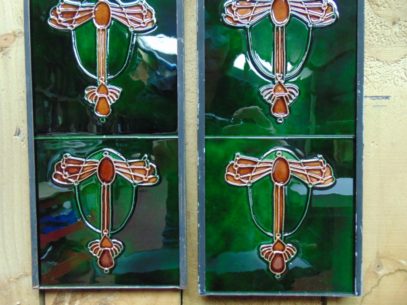 Art Nouveau Styled Reproduction Fireplace Tiles R056 Antique Fireplace Company