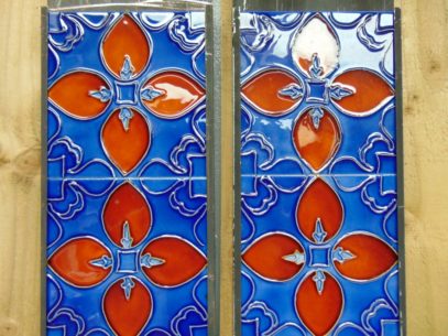 Art Nouveau Styled Reproduction Fireplace Tiles R058 Antique Fireplace Company