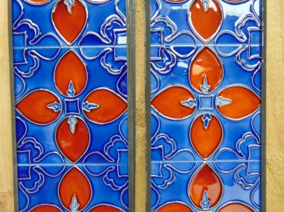 Art Nouveau Styled Reproduction Fireplace Tiles R058 Antique Fireplace Company