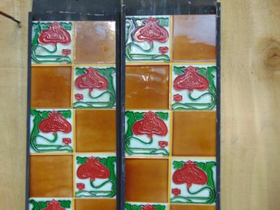 Reproduction Quarter Fireplace Tiles R062 The Antique Fireplace Company