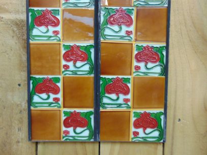 Reproduction Quarter Fireplace Tiles R062 The Antique Fireplace Company