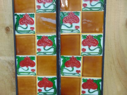 Reproduction Quarter Fireplace Tiles R062 The Antique Fireplace Company