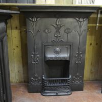 Art Nouveau Fireplace 1974LC - Antique Fireplace Co