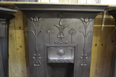 Art Nouveau Fireplace 1974LC - Antique Fireplace Co