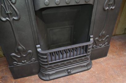 Art Nouveau Fireplace 1974LC - Antique Fireplace Co