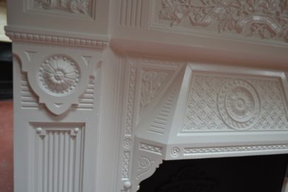 Painted Victorian 'The Scotia' Fireplace Old Fireplaces.