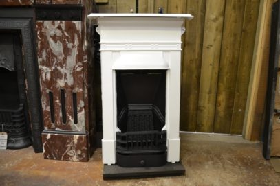 Painted Mini Edwardian FireAntique Fireplacesplace 1980B