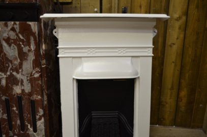 Painted Mini Edwardian FireAntique Fireplacesplace 1980B