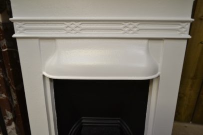 Painted Mini Edwardian FireplAntique Fireplacesace 1980B