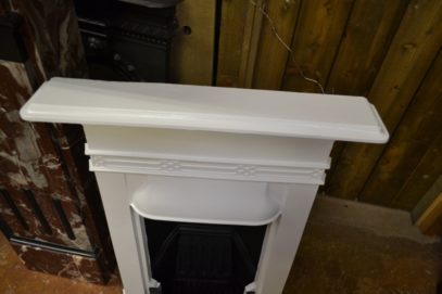 Painted Mini Edwardian Fireplace Antique Fireplaces