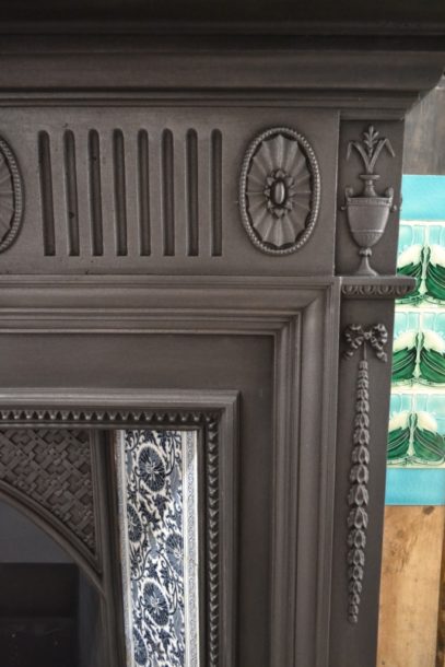 Late Victorian Cast Iron Surround 1985CS Old Fireplaces.