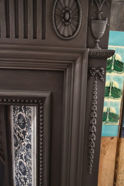 Late Victorian Cast Iron Surround Old Fireplaces.