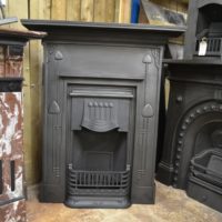 Art Nouveau Cast Iron Fireplace 1992LC Antique Fireplace Company