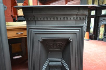 Late-Victorian Cast Iron Fireplace 2000B The Antique Fireplace Company