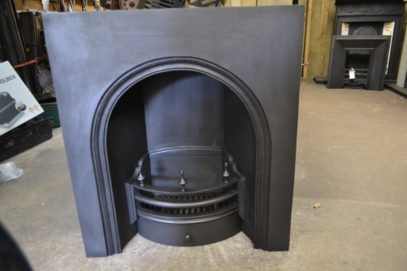 Early Victorian Arched Insert 2008AI Antique Fireplaces.