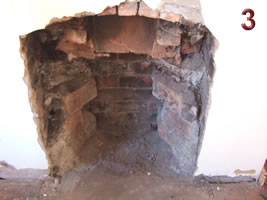 Knock out brickwork - Antique Fireplace Co