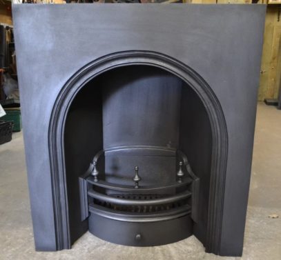 Early Victorian Arched Insert - 2008AI - The Antique Fireplace Company