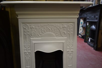 Painted Art Nouveau Bedroom Fireplace 2026B Antique Fireplaces.