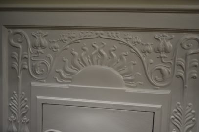 Painted Art Nouveau Bedroom Fireplace 2026B Antique Fireplaces.