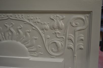 Painted Art Nouveau Bedroom Fireplace 2026B Antique Fireplaces.