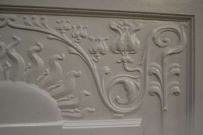 Painted Art Nouveau Bedroom Fireplace 2026BAntique Fireplaces.