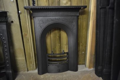 Early Victorian Bedroom Cast Iron Fireplace - 1338B = The Antique Fireplace Company