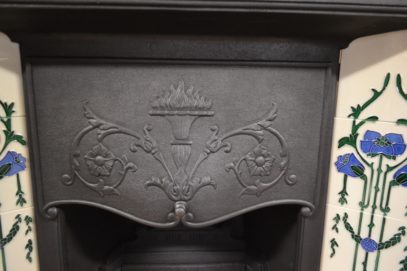 Victorian Tiled Combination Fireplace 2039TC Antique Fireplace Company.