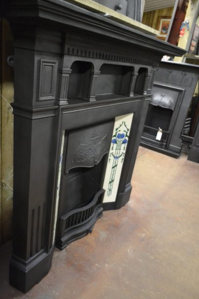 Victorian Tiled Combination Fireplace 2039TC Antique Fireplace Company.