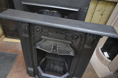 Pair of Victorian Art Nouveau Fireplaces 2050MC Antique Fireplace Company.