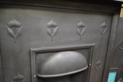 Original Art Nouveau Fireplace 2052LC Antique Fireplace Company.