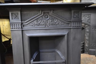 Original'Daisy' Cast Iron Fireplace 2053LC Old Fireplaces.