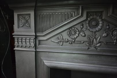 Original'Daisy' Cast Iron Fireplace 2053LC Old Fireplaces.