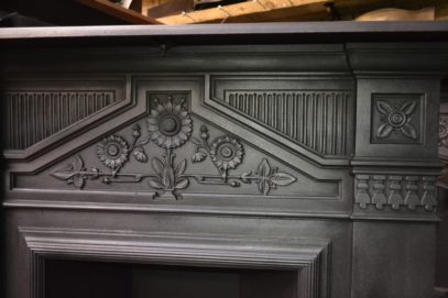 Original'Daisy' Cast Iron Fireplace 2053LC Old Fireplaces.