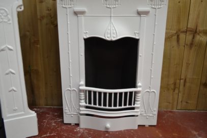 Painted Art Nouveau Bedroom Fireplace 2054B Antique Fireplace Company.