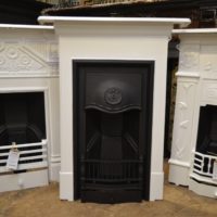 Painted Art Nouveau Bedroom Fireplace 2056B Antique Fireplace Company.