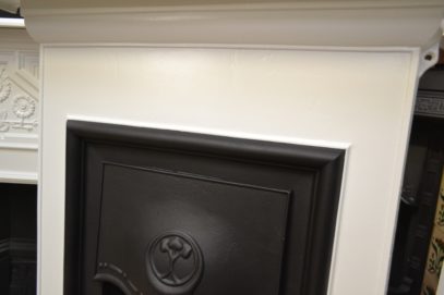 Painted Art Nouveau Bedroom Fireplace 2056B Antique Fireplace Company.