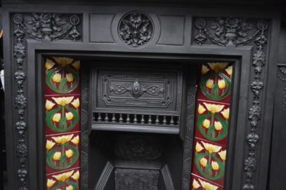 Victorian Primrose Tiled Combination Fireplace 2057TC Oldfireplaces