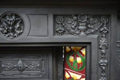 Victorian Primrose Tiled Combination Fireplace 2057TC Oldfireplaces