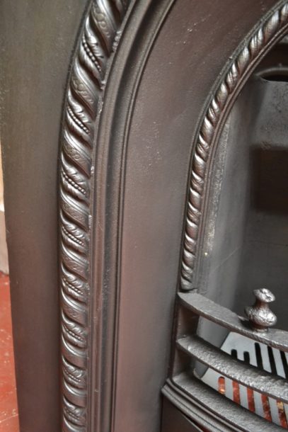 Victorian Cast Iron Arched Insert 2065AI Old Fireplaces