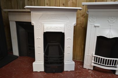 Painted Art Nouveau Bedroom Fireplace 2077B Old Fireplaces.