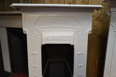 Painted Art Nouveau Bedroom Fireplace 2077B Old Fireplaces.