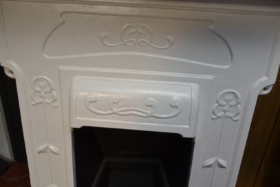 Painted Art Nouveau Bedroom Fireplace 2077B Old Fireplaces.